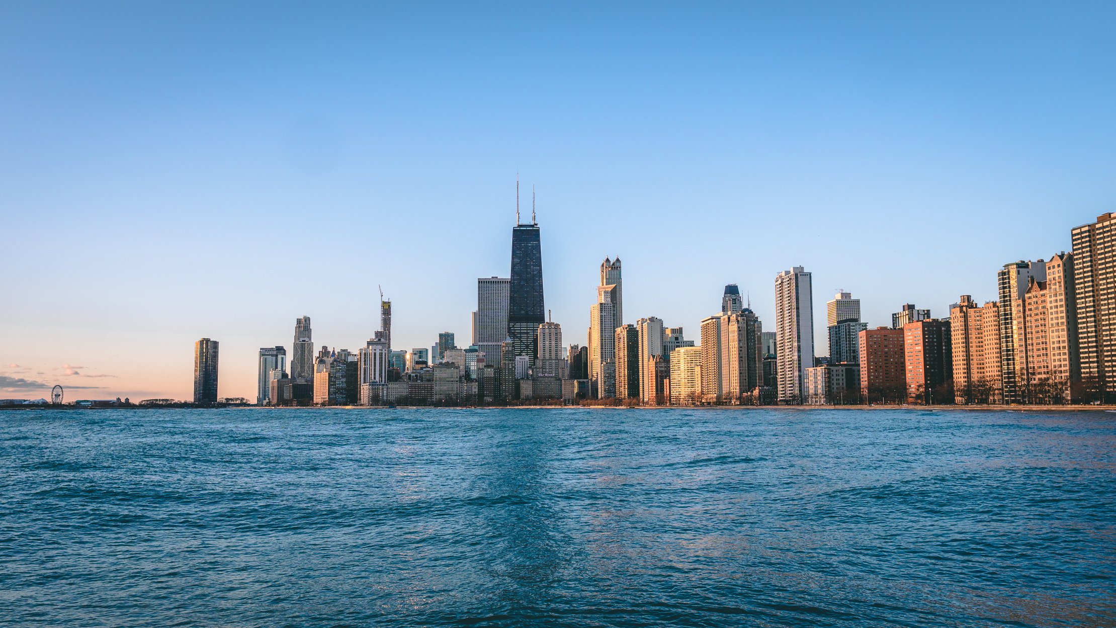 Scenic View Of City During Dusk